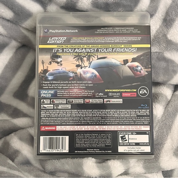 Need for Speed: Hot Pursuit -- Limited Edition (Sony PlayStation 3) - Picture 3 of 3